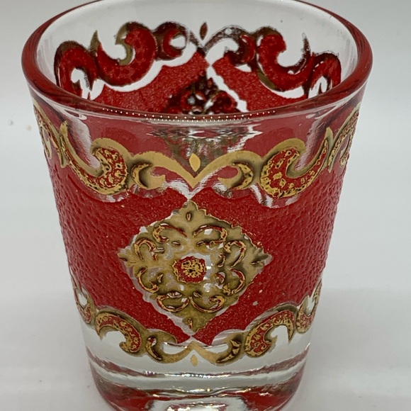 MCM Vintage Signed STARLYTE Shot Glasses Barware - Picture 3 of 7